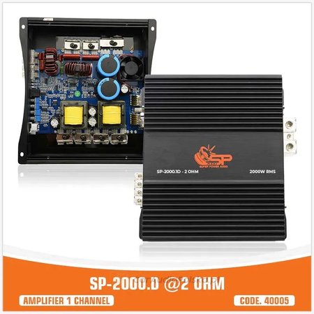 SP-2000D 2 OHM WZMACNIACZ MONO