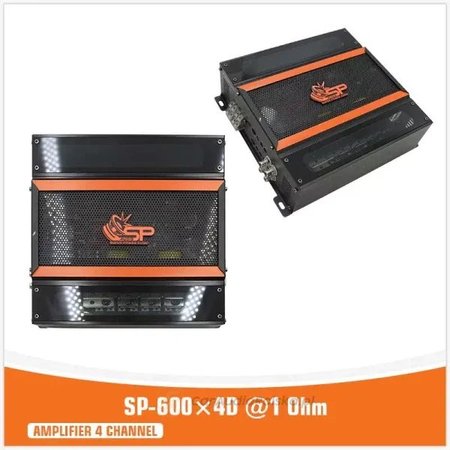 SP-600X4D 1 OHM WZMACNIACZ 4 KANAŁOWY