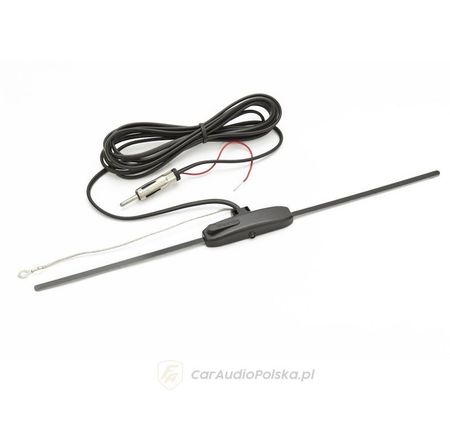 UNIWERSALNA ELEKTRONICZNA ANTENA AM/FM - PODWÓJNIE WZMACNIANA 7697015