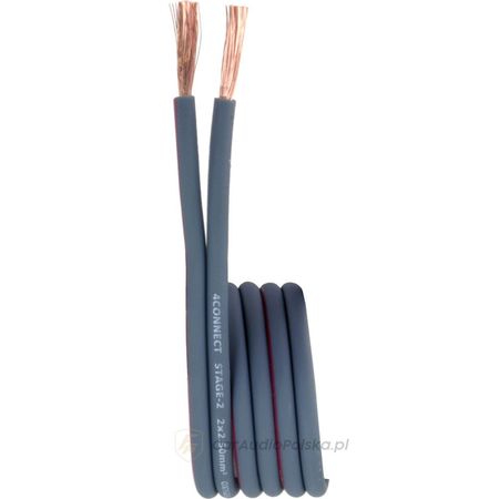 FOUR kabel głośnikowy 2×2,5 mm² STAGE2 OFC 200M 4-800241 (CENA ZA METR)