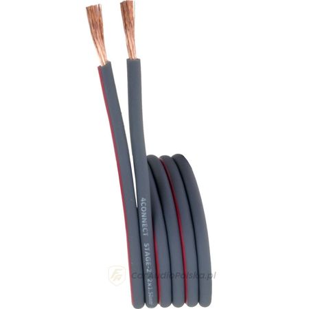 FOUR kabel głośnikowy 2×1,5 mm² STAGE2 OFC 200M 4-800240 (CENA ZA METR)