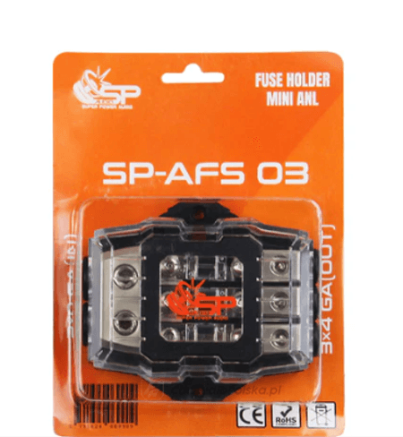 Sp Afs 03 Uchwyt Bezpiecznika Mini Anl Wej. 2x53 mm² Wyj. 3x21 mm²
