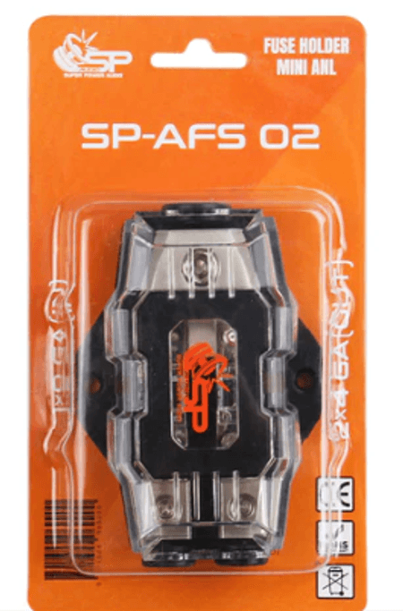 Sp Afs 02 Uchwyt Bezpiecznika Mini Anl 1x53mm² Wejście + 2x21mm² Wyjście