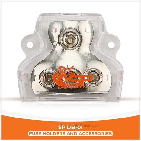 SP AUDIO SPDB-01 wej. 52mm² wyj. 3x21mm²