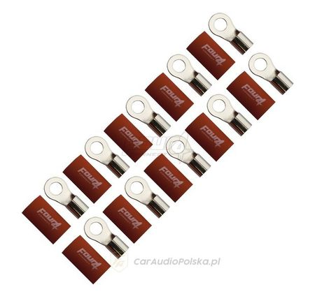 FOUR M8 zacisk pierścieniowy 20mm RED (1szt) 4-690942