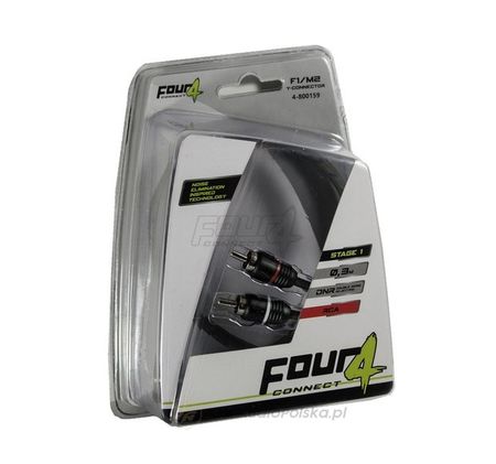 FOUR Y-Rozdzielacz RCA STAGE1 2M - 1F 0.3m 4-800159