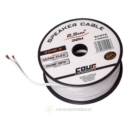 FOUR OFC STAGE 2 30m rolka biały 2x2,5mm2 4-800266