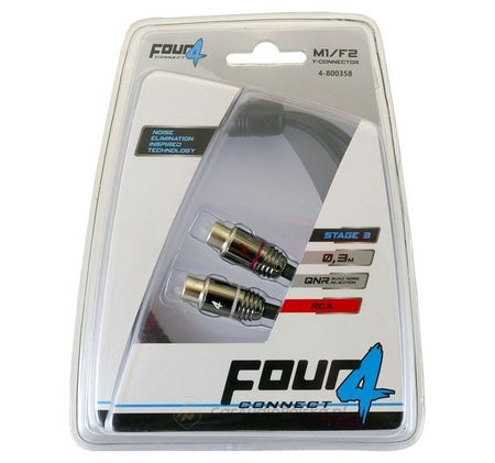 FOUR Y-Rozdzielacz STAGE 3 RCA 1M - 2F 4-800358