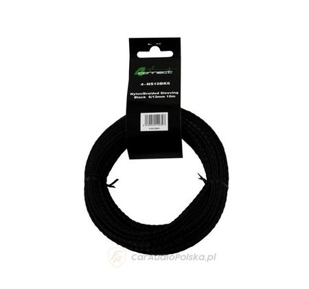 FOUR Oplot nylonowy Czarny 6/12mm 4-NS10BK6