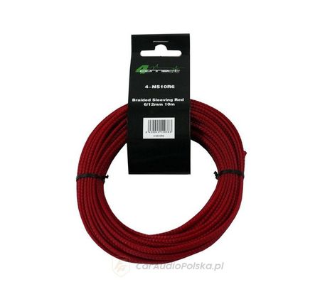 FOUR Oplot nylonowy czerwony 6/12mm 10 4-NS10R6
