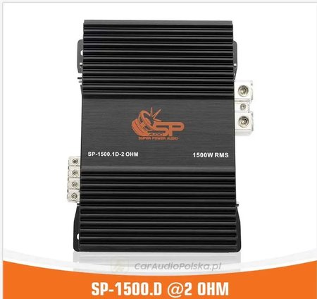 SP 1500D 2 OHM WZMACNIACZ MONO FULL RANGE CLASS D