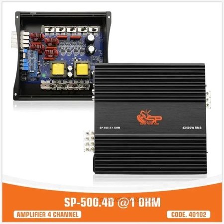 SP-500.4D WZMACNIACZ  4 KANAŁOWY