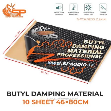 SP BUTYL X PROFESSIONAL 10 SHEET OF BUTYL 46X80CM