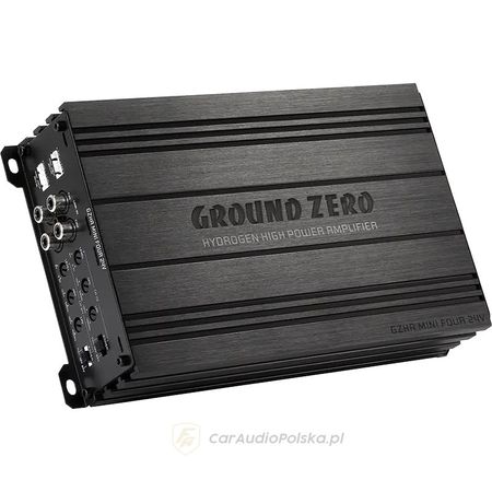 GROUND ZERO WZMACNIACZ HYDROGEN GZHA MINI FOUR 24V 4x80W CLASS D