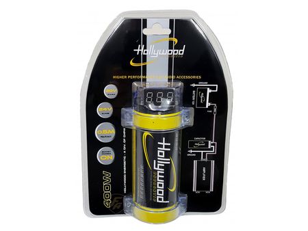 Kondensator 0,5F Hollywood HCM.5 mini z wyświetlaczem