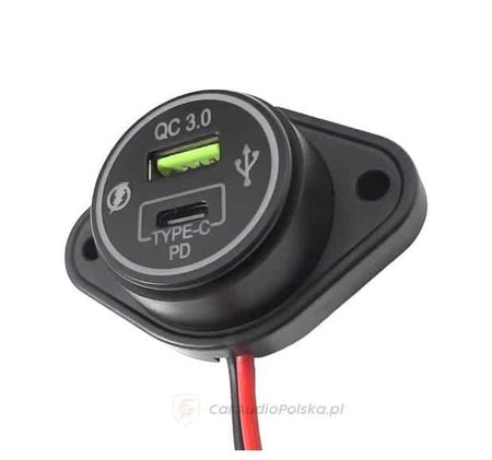 Gniazdo zasilania FOUR Connect 4-600163 12/24 V