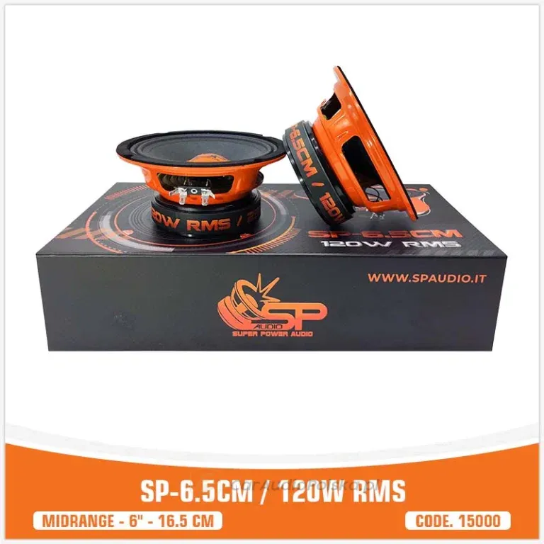 SP 6.5CM to 6,5‑calowy (165 mm) głośnik średniotonowy przeznaczony do zaawansowanych systemów car audio